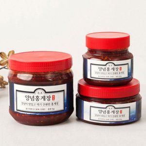 밥도둑 양념홍게장 1kg/ 속초홍게와 특제양념 차별화된 홍게장