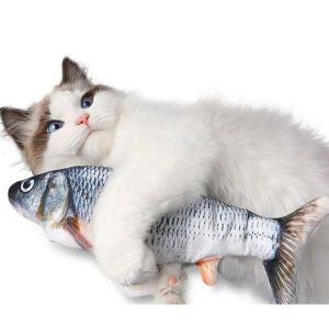 반려동물 움직이는 물고기 인형 충전식 장난감