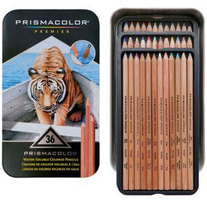 프리즈마 수채색연필 36화 세트 선물용 고급 전문가 세밀화 틴케이스 연필