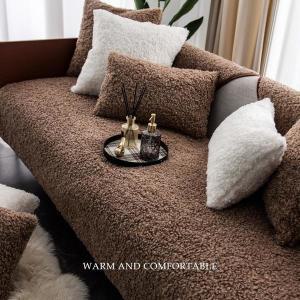 요 테디 북유럽 플러시 소파 쿠션 겨울 따뜻한 커버 거실 장식 카펫 담요 미끄럼 방지