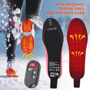 USB 온열 신발 깔창 충전식 전기 패드 양말 매트 겨울 야외 스포츠 난방