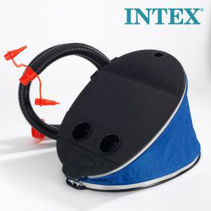 INTEX 풋펌프 에어 매트 스탠드 핸드발펌프 캠핑용 매트용 다용도 물놀이 튜브 배드