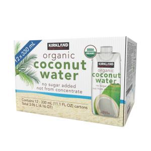 코스트코 커클랜드1 니춰 유기농 코코넛워터 330mlx12 /최소구매2KS Organic Coconut Water 330ml x 12 / Min Order 2