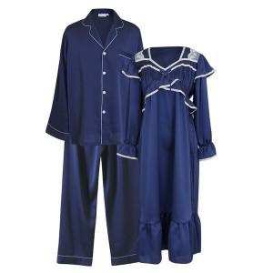 [보리보리/바풀 주니어]바풀 LL44002-51 커플잠옷 샤틴 원피스 투피스 파자마 잠옷