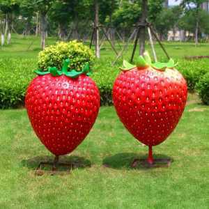 야외 조형물 딸기 인테리어 농장 장식 체험 과수원