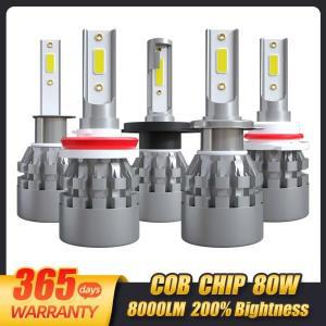 전조등 자동차 조명 Canbus H4 LED H7 20000LM H11 Lamp Headlamps For Car Headlight Bulbs 9005 HB3 Auto