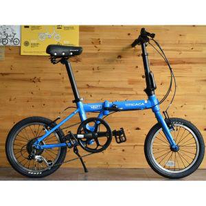 티티카카 미니 F7 : 16인치 알루미늄 고급형 접이식, 7단 원터치변속 폴딩 자전거 (여성용,초등학생 탑승가