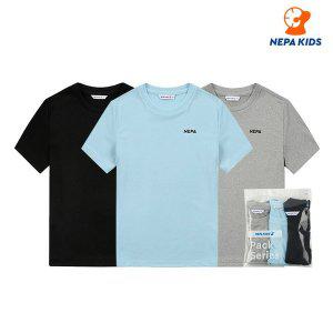 네파키즈 23 SS 기능성반팔 티셔츠 폴리- 3팩 KJG53001010565