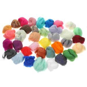 로빙 퀼트/펠트패키지 펠트 양털 다채로운 원사 용품 DIY 공예 재료 36 가지 색상