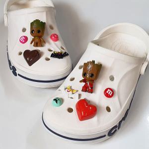 3D입체 아기 나무 시리즈 대형 초콜렛 슈즈핀 다양한 표정 실내화 신발 가방 꾸미기 장식
