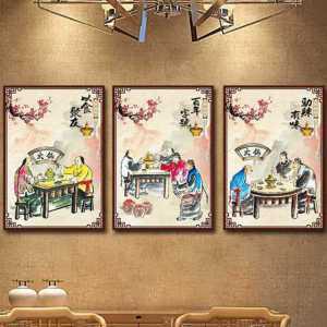 중식당 중국 그림 레스토랑 그림 레스토랑 풍경화 방
