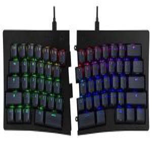 컴퓨터 키보드  BAROCCOMiSTEL MD600 Alpha BT RGB Black Mechanical Keyboard, 60% Split-Alice Layout, P