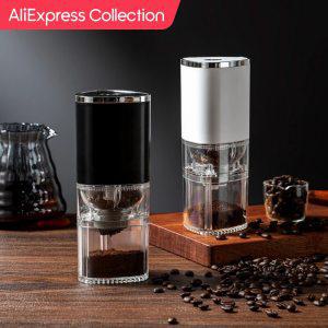 AliExpress Collection 휴대용 전기 커피 연마기 USB 충전 세라믹 그라인딩 코어 가정용 커피 원두 분쇄기