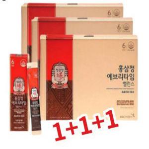 건강식품 정관장 홍삼 홍삼정 에브리타임 밸런스 10ml 20포 스틱 3박스