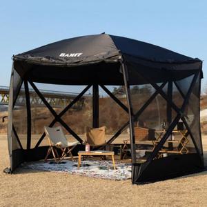 1300K 브랜드발전소 BANFF 원터치 육각 스크린 대형 텐트