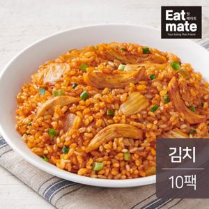 1300K 잇메이트 [특가/무료배송] 닭가슴살 현미볶음밥 김치맛 200gx10팩(2kg)
