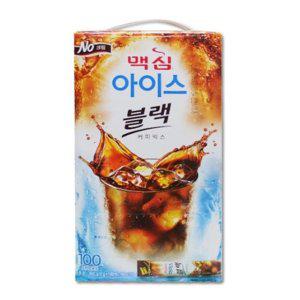 동서 맥심 아이스블랙 커피믹스 100T (1개) (반품불가)