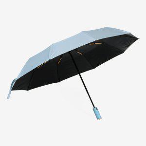자동우산 파랑 3단 LED손전등+우산겸양산