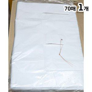 업소용 비닐봉투 식자재(흰색 34X50cm 70매 돈까스포장용)