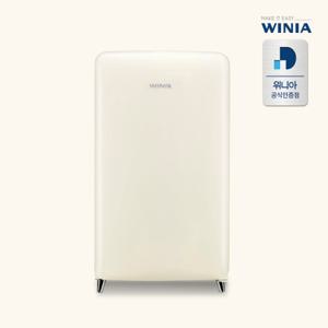  위니아  위니아 칵테일 프리미엄 레트로 소형 냉장고 공식인증점 무료설치 ERT118CCA (크림) D