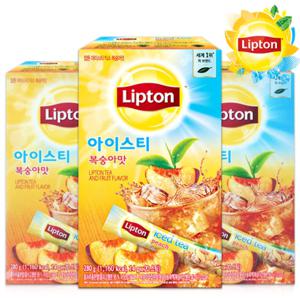  립톤   Lipton  립톤 아이스티 복숭아맛 20TX3개 /복숭아홍차/분말
