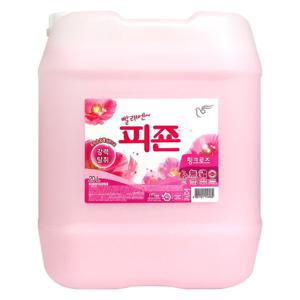  피죤  피죤 핑크로즈 20L  1개 /대용량 말통 업소용 섬유유연제