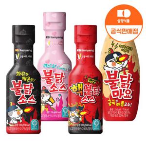  삼양   삼양식품  불닭소스 4종 (오리지널/까르보/핵불닭/불닭마요)