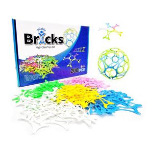 브릭스 퍼즐 200pcs 창의력 퍼즐조립 입체블록 과학교구