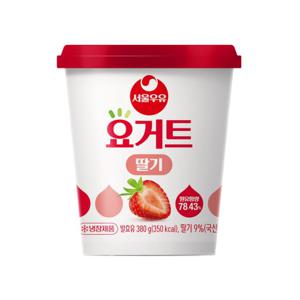  서울우유  서울우유 요거트 딸기 380g 6개