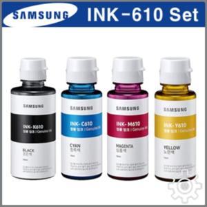 올레 / 삼성정품 정품무한잉크 INK-610시리즈 4색세트 J1560 K 6 000매 CMY 8 000매 SL-J1560W 컬