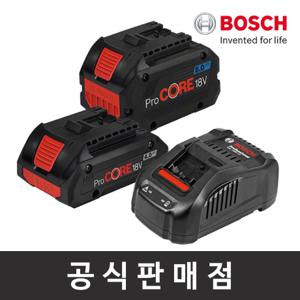  보쉬  보쉬 정품 스타터키트 ProCORE 18V 4.0Ah 8.0Ah 배터리 GAL 1880 CV 충전기