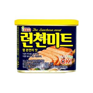 롯데 런천미트 340g x24캔/ 햄 로스팜 통조림 부대 캔