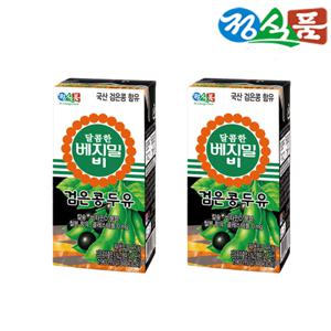  베지밀  달콤한 베지밀 B(비) 검은콩 두유 190mlx48팩