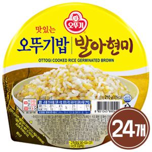  오뚜기  오뚜기 맛있는 오뚜기밥 발아현미 210g 24개