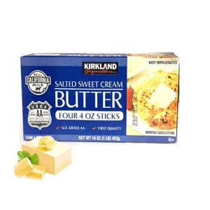 코스트코 커클랜드 솔티드 스위트 크림 가염 버터 453g (아이스박스 + 아이스팩 포장)