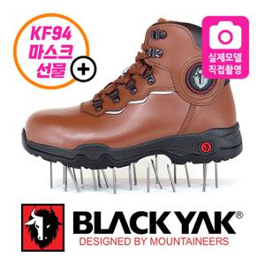  블랙야크  블랙야크 YAK-60 안전화 6인치 발편한 경량 작업화 브라운계열 남성 여성 작업화 사계절용