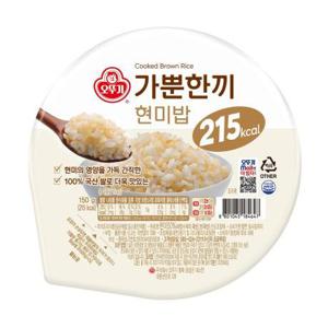  오뚜기  오뚜기 가뿐한끼 현미밥 150g X 30개