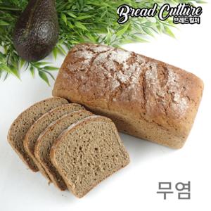  브레드컬쳐  무염 호밀빵 100%  (유기농 통호밀  비건빵)