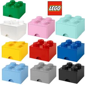  레고   LEGO} 레고블럭 서랍형정리함 4구 9칼라/ 선택1