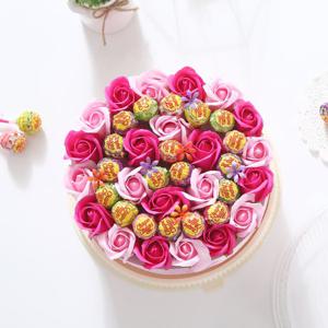  인크리코  츄파춥스 원형케익(핑크) 발렌타인 화이트 데이 선물