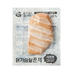  맛닭  푸드원 맛닭 냉장 훈제 닭가슴살 저염분 100g 100팩 10kg