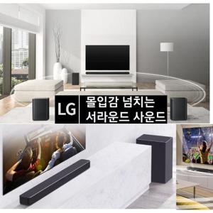  LG전자  고출력 LG SN5 사운드바+무선서브우퍼 블루투스 광단자 400W 풍부한사운드