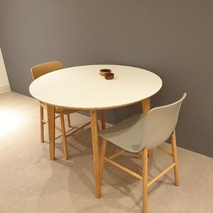  데코룸  바네사 원형테이블 (러버/900/1000) 화이트 원형식탁 테이블