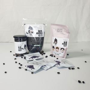 늘봄식품  국산 볶음 볶은 서리태 검은콩 검정콩 500g.x2