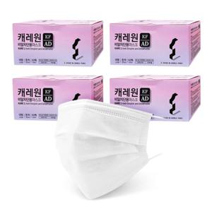  엠에스크린  캐레원 KF-AD 비말차단용 마스크 대형 화이트 50매입 4 BOX (200매)