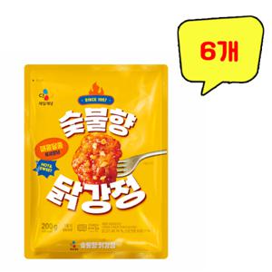 CJ 제일제당 숯불향 닭강정 200g x 6개
