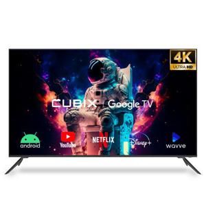  익스코리아  큐빅스 50인치 스마트 TV UHD 4K LED 127cm 구글 안드로이드 에너지1등급 5년AS보증 GTCBX50UHD-A1