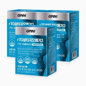  GNM자연의품격  자연의품격 rTG 알티지 오메가3 3박스 총 180캡슐