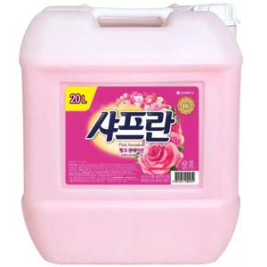 샤프란 섬유유연제 핑크 센세이션 20L 대용량