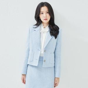  로엠   롯데백화점   로엠  싱글 트위드 자켓  RMJKD11S51